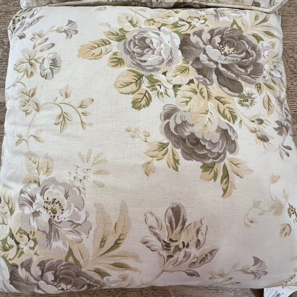 Pottery Barn Other - (2) Pottery Barn Hayden Stone Pipe Covers with Inserts Cotton Linen Floral